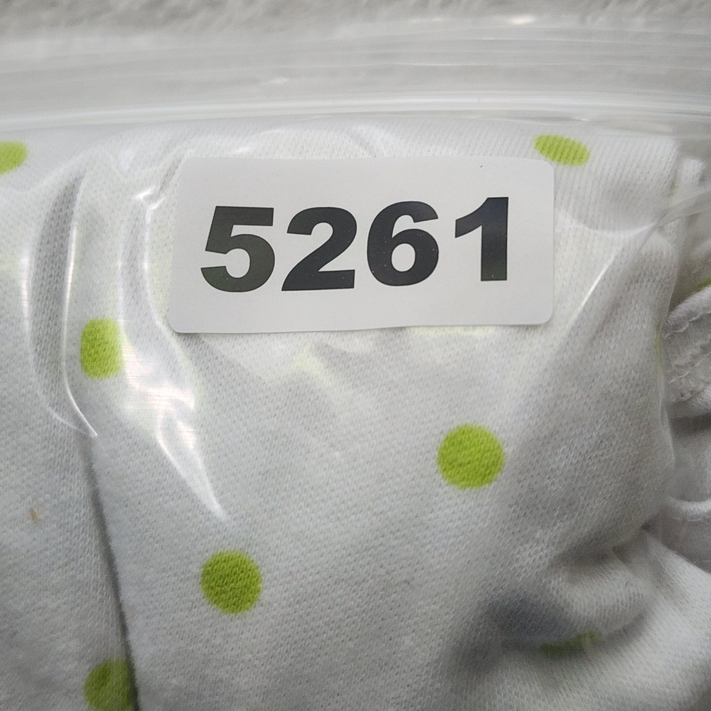 Polka Dot Midi Skirt Womens 3X White Green A-Line Pull On Modest Jersey Feminine - Picture 12 of 12